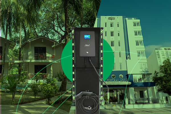 Seu hotel está preparado para o hóspede que dirige um carro elétrico?