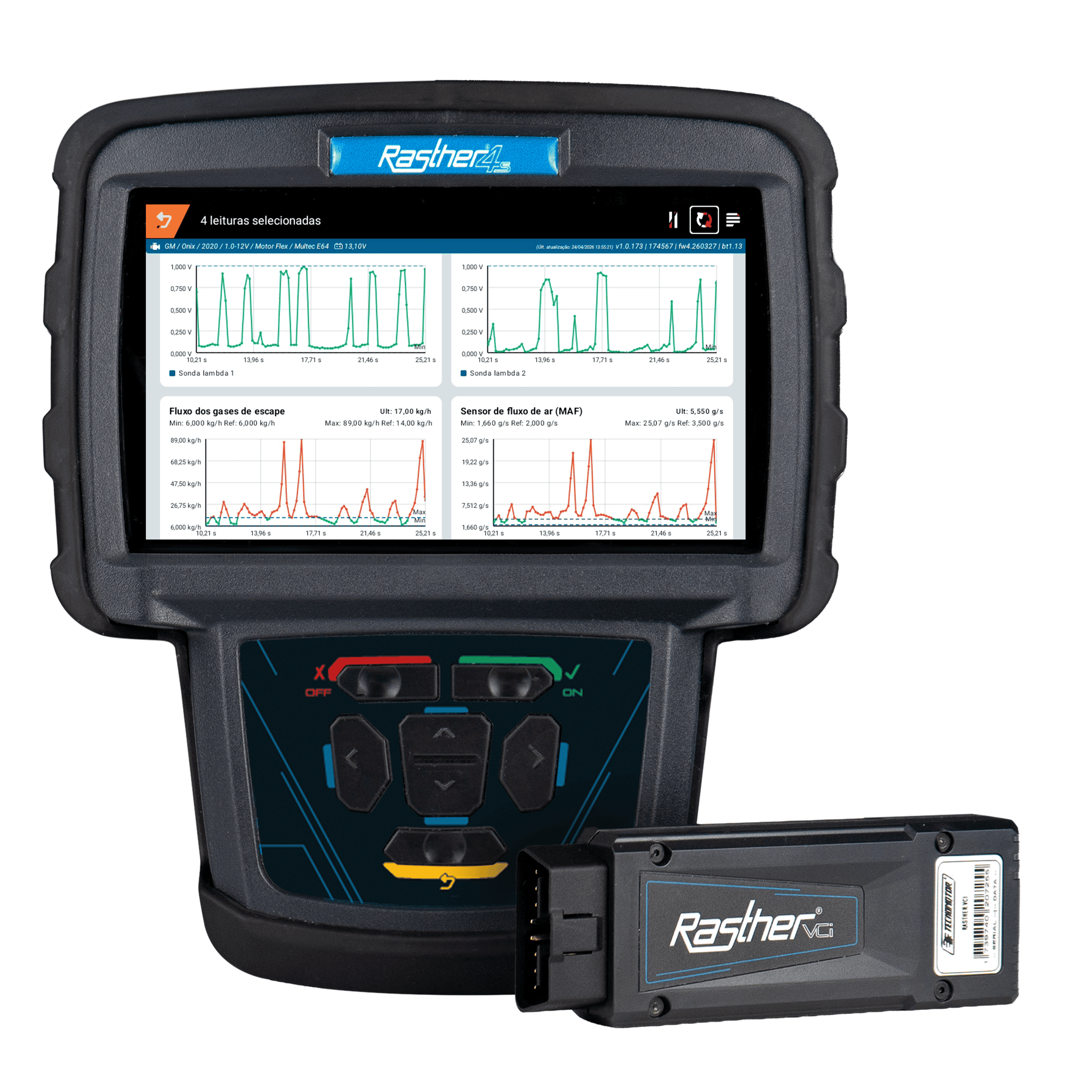Rasther 4S Scanner Automotivo Profissional